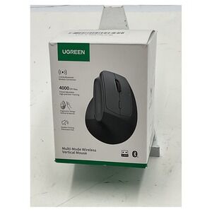 UGREEN M571P Vertical Wireless Mouse 4000 DPI Bluetooth 5.4 2.4G Ergonomic Black